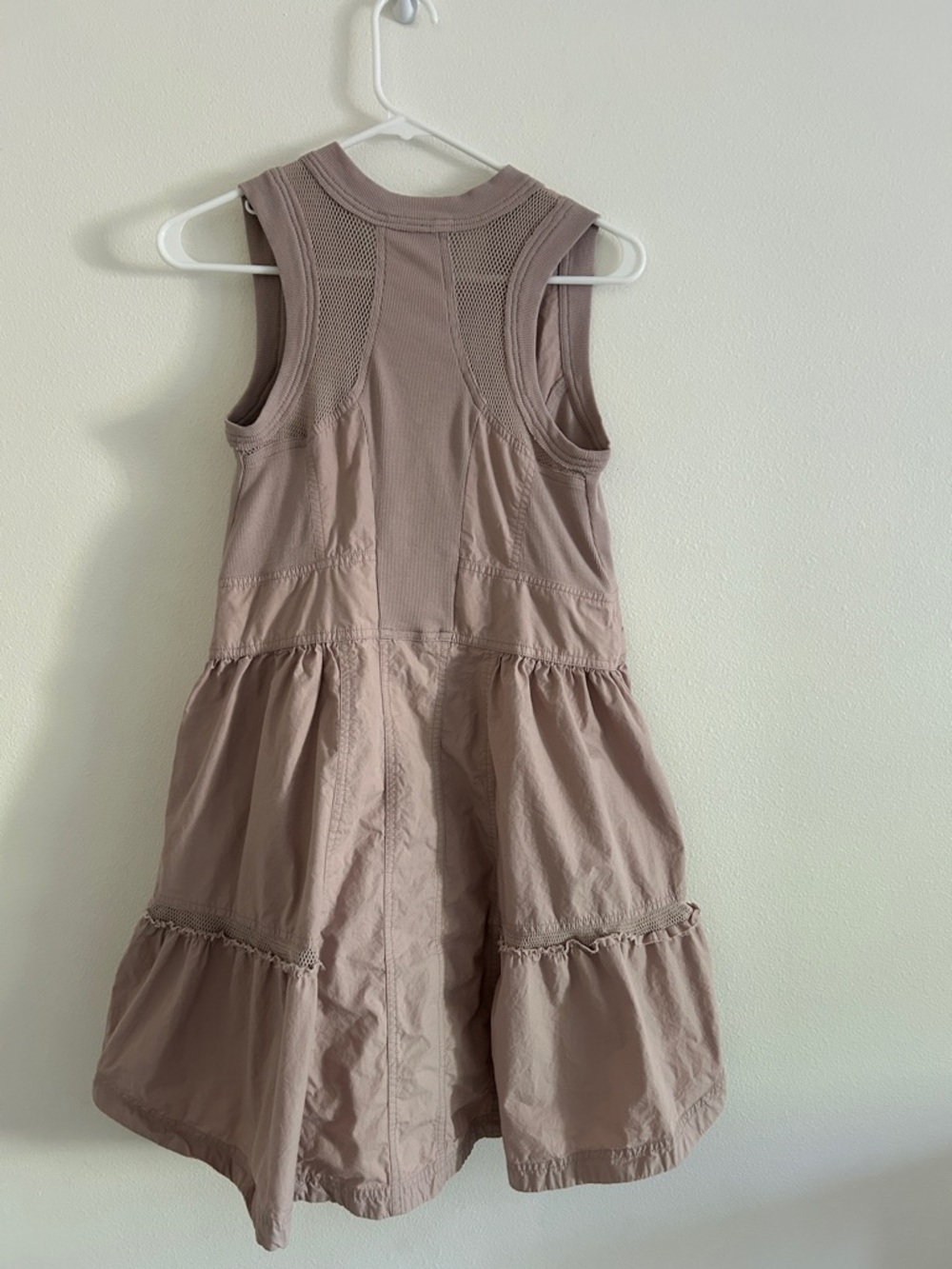 Anthropologie Daily Ritual Trek Utility Dress Lt Pink XXS - Picture 4 of 6